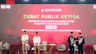 KPU Bone Bolango Usung Tema “Keselarasan Pembangunan dan Memperkokoh NKRI” pada Debat Ketiga