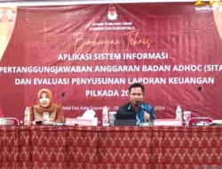 KPU Kabupaten Gorontalo Pastikan Laporan Pertanggung Jawaban Keuangan Pilkada 2024