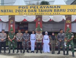 Polresta Gorontalo Kota Siagakan Lima Pos Amankan Nataru dalam Operasi Lilin Otanaha 2024