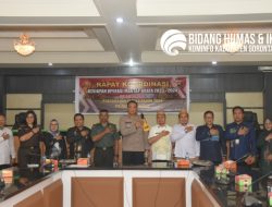 Rakor Persiapan Pengamanan Pemilu 2024, Sekda Roni Ajak Semua Unsur Berkolaborasi