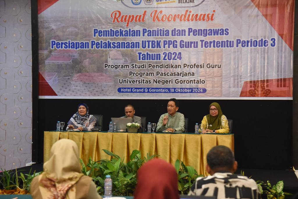 UNG Bekali Panitia dan Pengawas UTBK PPG Guru Tertentu