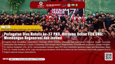 Prodi Pendidikan Kepelatihan Olahraga Universitas Negeri Gorontalo Rayakan Dies Natalis ke 17