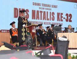 Dies Natalis Ke 32 UNG Dihadiri Wamen Diktisaintek RI