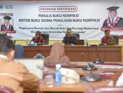 UPA PKK Universitas Negeri Gorontalo Laksanakan Program Sertifikasi Penulis dan Editor Buku Nonfiksi