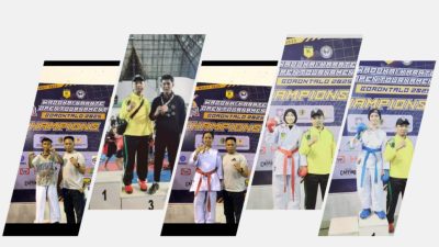 Lima Atlet Karate Pohuwato Raih Medali, Mohammad Afif : Kami  Berikan Reward