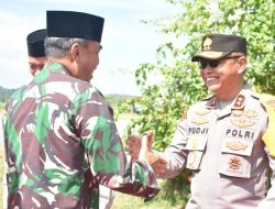 Kapolda Gorontalo Sambut Kedatangan Pangdam Merdeka