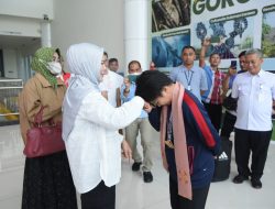 Idah Syaidah Sambut Kedatangan Atlet Juara Dunia Karate