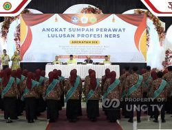 Sebanyak 51 Mahasiswa Universitas Negeri Gorontalo Ikuti Proses Angkat Sumpah Profesi Ners