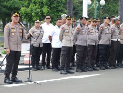 Ratusan Personel Kepolisian Kawal Aksi Unjuk Rasa oleh ADAKSI