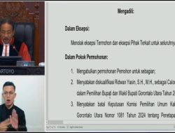 MK Batalkan Hasil Pilkada Gorut, KPU diperintahkan PSU