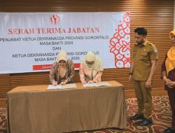 Serah Terima Jabatan Ketua Dekranasda Provinsi Gorontalo