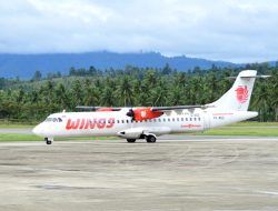 Gubernur Gusnar Ismail Sambut Pendaratan Perdana Wings Air