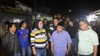 Adhan Dambea Tinjau Langsung Penanganan Longsor di Kelurahan Tenda