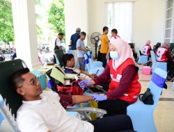 Pemprov Gorontalo Gerakkan ASN untuk Donor Darah Rutin Demi Stok Aman