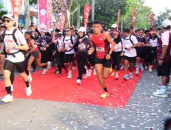 Idah Syahidah Ikut Lari di UNG Half Marathon, Serunya Kayak Jalan-Jalan Keliling Kota