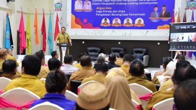 Gusnar Ismail Tegaskan Pentingnya Menjaga Menjaga Etika Pengadaan Barang dan Jasa