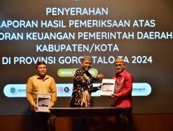 Sajikan LKPD Yang Akuntabel dan Transparan, Pemkab Pohuwato Kembali Raih WTP