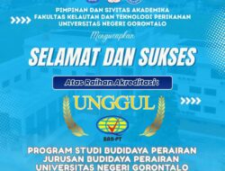 Program Studi Budidaya Perairan FKTP Sukses Raih Akreditasi Unggul