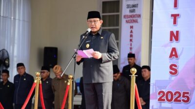 Peringatan Harkitnas 2025 Gubernur Gusnar Bacakan Pidato