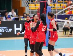 Timnas Voli Putri Indonesia Libas Iran 3-1 di AVC Challenge Cup 2025