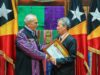 Dosen UNG Raih Penghargaan Tertinggi dari Presiden Timor-Leste
