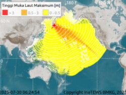 BMKG Tetapkan Gorontalo Berstatus Waspada Tsunami Pasca Gempa Rusia