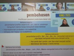 Mahasiswa FSB UNG Presentasikan Riset Afiksasi di Kongres Internasional