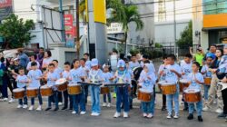 Marching Band SDN 41 Hulonthalangi Warnai Air Fun Run 2025, Tampil Perdana di Rute Maraton