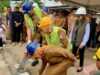 Gubernur Gorontalo Letakkan Batu Pertama Proyek Kanal Banjir Tangidaa, Target Rampung Desember 2025