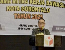 Bawaslu Kota Gorontalo Gelar Penguatan Kelembagaan, Sukrin: Pendidikan Politik Harus Dimulai Sejak Dini
