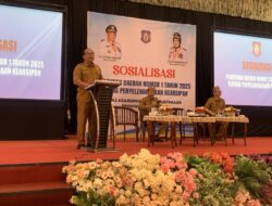 Sekdaprov Gorontalo Buka Sosialisasi Perda Kearsipan, Tekankan Pentingnya Pengelolaan Arsip