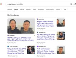 Jadi Berita Utama, Kasus Wahyudin Moridu Dominasi Tren Google Indonesia