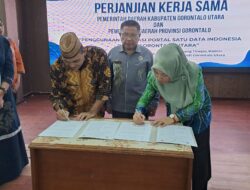 Pemprov Gorontalo Bersama Pemkab Gorut Jalin Kerjasama Pemanfaatan Aplikasi Satu Data