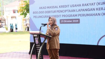Ratusan Pelaku Usaha Ikuti Akad Massal KUR di Gorontalo, Idah Syahidah: Manfaatkan Pinjaman dengan Bijak