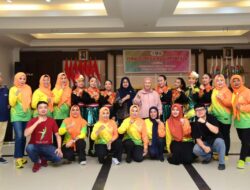 Dilepas Wagub dan Ketua PKK, Tim Senam Perwosi Gorontalo Siap Raih Prestasi di Piala Mendagri