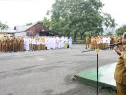 Pimpin Apel di RSUD Aloei Saboe, Wali Kota Adhan Soroti Pentingnya Pelayanan Prima