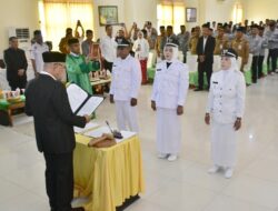Tiga PAW Kades Dilantik, Bupati Pohuwato : Jaga Amanah dan Ikhlas Melayani Masyarakat