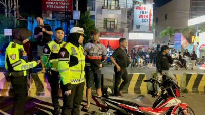 Polisi Amankan Dua Motor Balap Liar di Bundaran Saronde, Pelaku Diduga Masih Pelajar