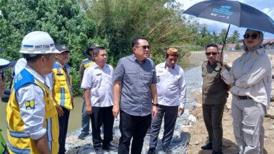Komisi III DPRD Kota Gorontalo Kawal Proyek Pengendalian Banjir Sungai Bulango, Pekerjaan Hampir Rampung