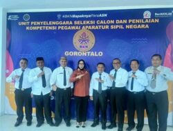 Pemkab Gorut Perkuat SDM, Wabup Nurjanah Tinjau Uji Kompetensi ASN