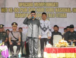 Spirit Jiwa dan Raga Guru Jadi Fokus Peringatan Hari Guru Nasional di Gorontalo Utara