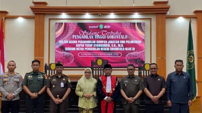 Irwan Hunawa Sambut Ketua PN Gorontalo yang Baru, Dorong Sinergi Kuat Demi Supremasi Hukum di Daerah