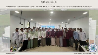 Explorasi Laboratorium dan Diskusi Ilmiah Perkuat Kemitraan FKTP UNG dengan SMA Negeri 2 Limboto