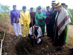 Gusnar Ismail Meletakkan Batu Pertama Pembangunan Gorontalo Islamic Centre