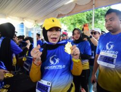 Wagub Gorontalo Tuntaskan Half Marathon 5K dalam 56 Menit: “Olahraga Harus Konsisten”