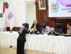 DPRD Serahkan Laporan Pansus Pertambangan kepada Wagub Gorontalo