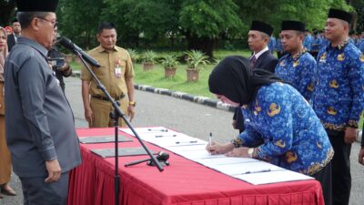 1031 PPPK Paruh Waktu Resmi dilantik, Bupati Thariq: Seragam Dan Nip Adalah Harapan