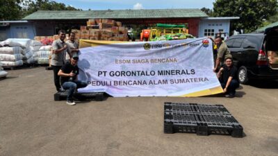 Peduli Bencana Sumatera, PT Gorontalo Minerals Salurkan 5 Ton Beras dan Ribuan Paket Logistik