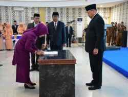 Gubernur Gusnar Ismail Lantik 25 Pejabat Tinggi Pratama Pemprov Gorontalo Hasil Penataan SOTK