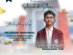 Taufiqullah Zaki Barwadi, Mahasiswa FK UNG Terpilih Jadi Delegasi Nasional IMSEP 2025